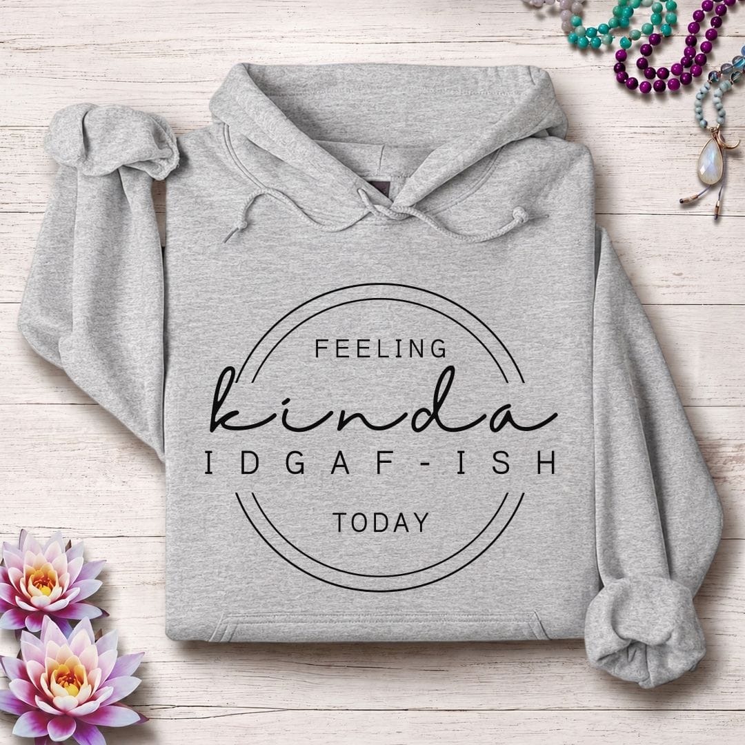 Printify Hoodie IDGAF-ish Hoodie Sport Grey / S