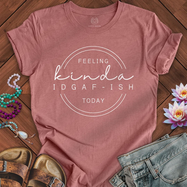 IDGAF-ish Tee Heather Mauve