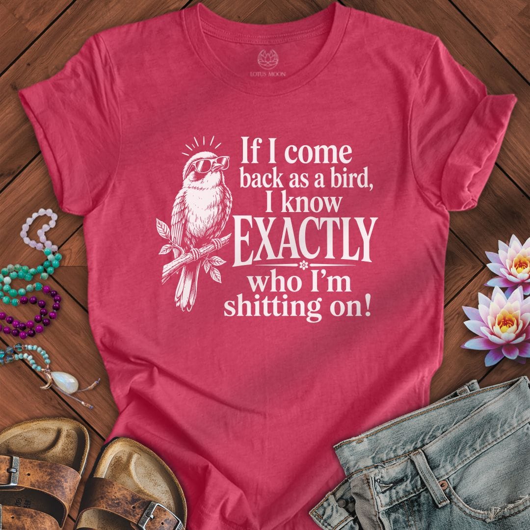Printify T-Shirt If I Come Back Tee Heather Raspberry / S