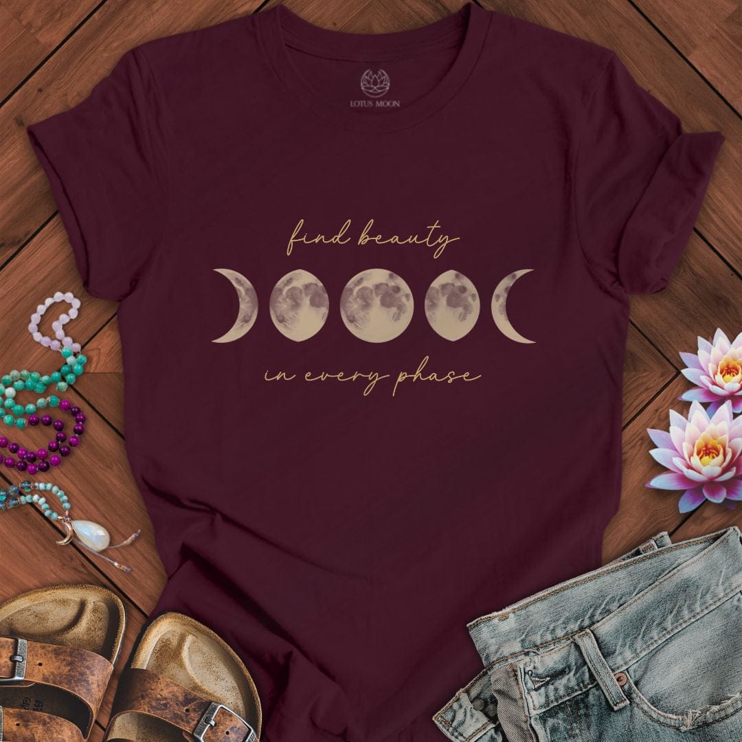In Every Phase Tee Maroon