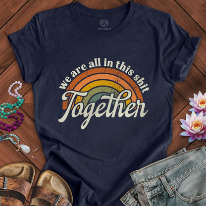 Printify T-Shirt In It Together Tee Heather Midnight Navy / S