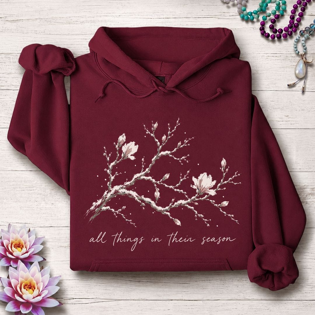 In Their Season Hoodie Maroon