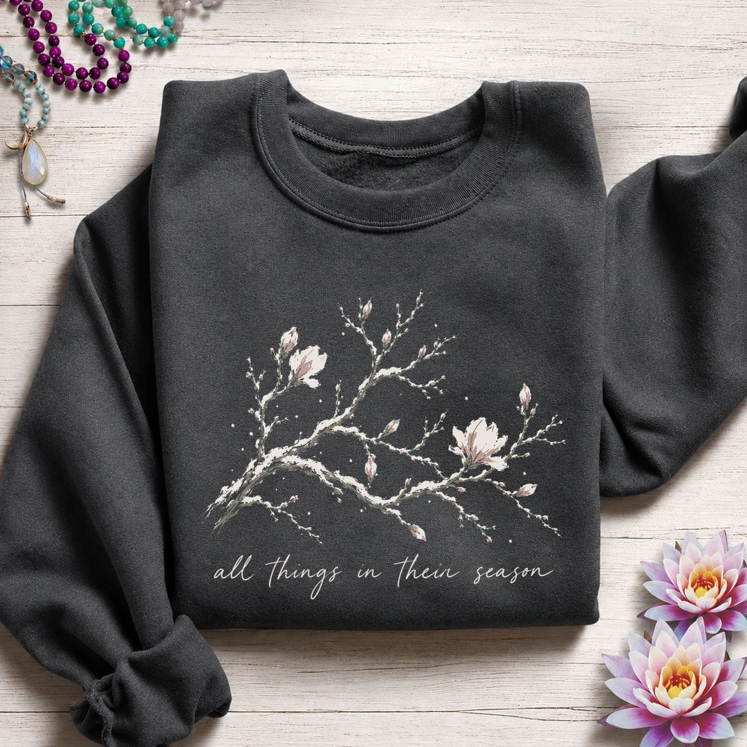In Their Season Sweatshirt Dark Heather