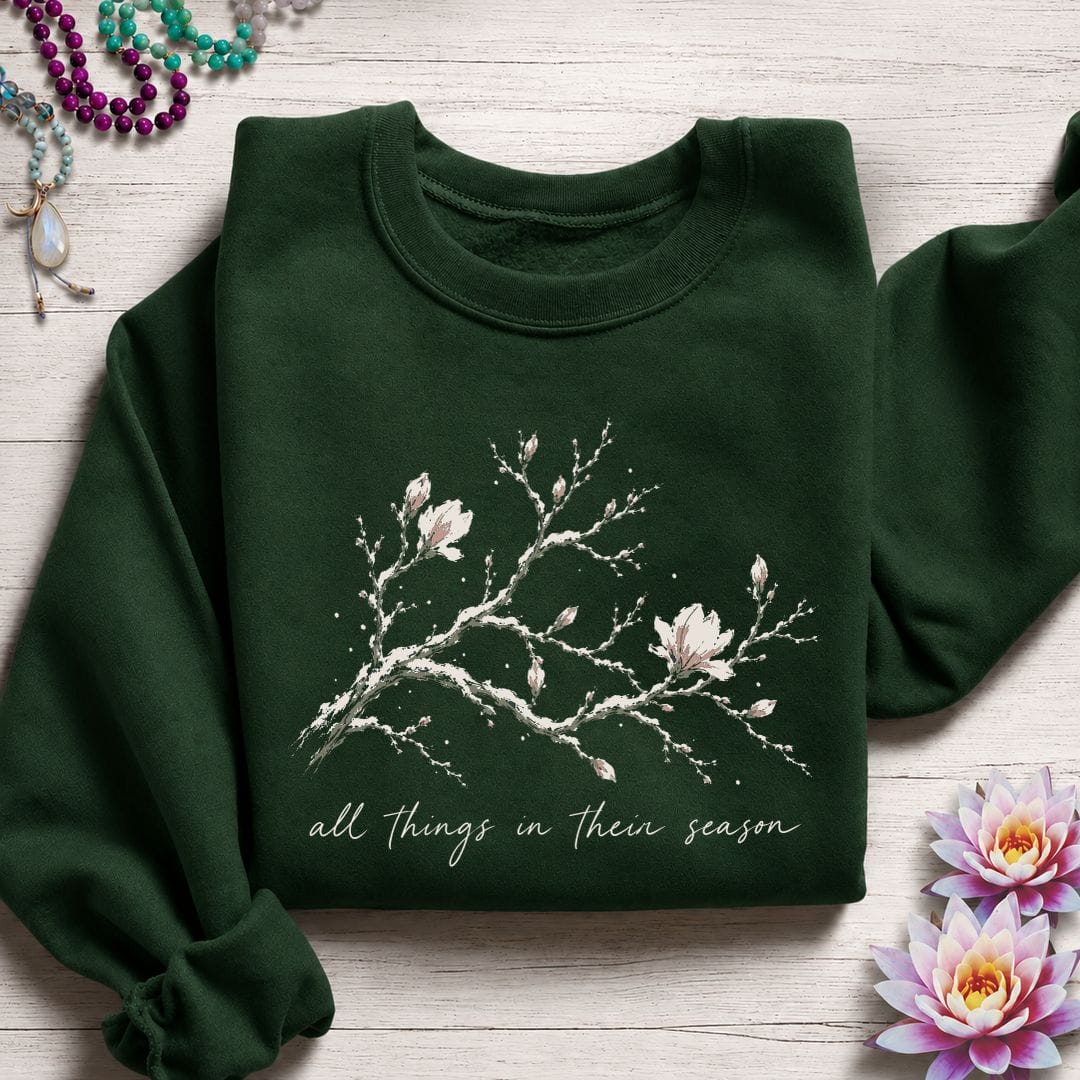 In Their Season Sweatshirt Forest Green