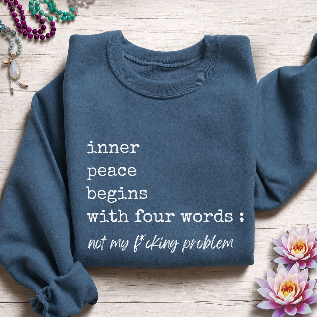 Inner Peace Sweatshirt Indigo Blue