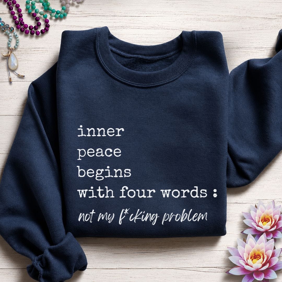 Inner Peace Sweatshirt Navy