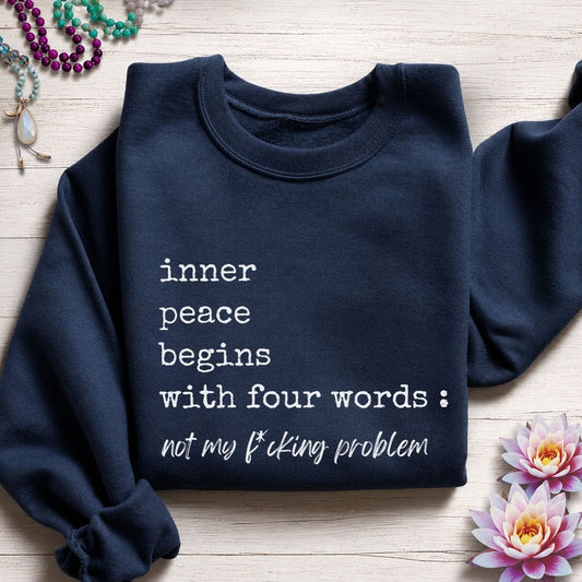 Inner Peace Sweatshirt Navy