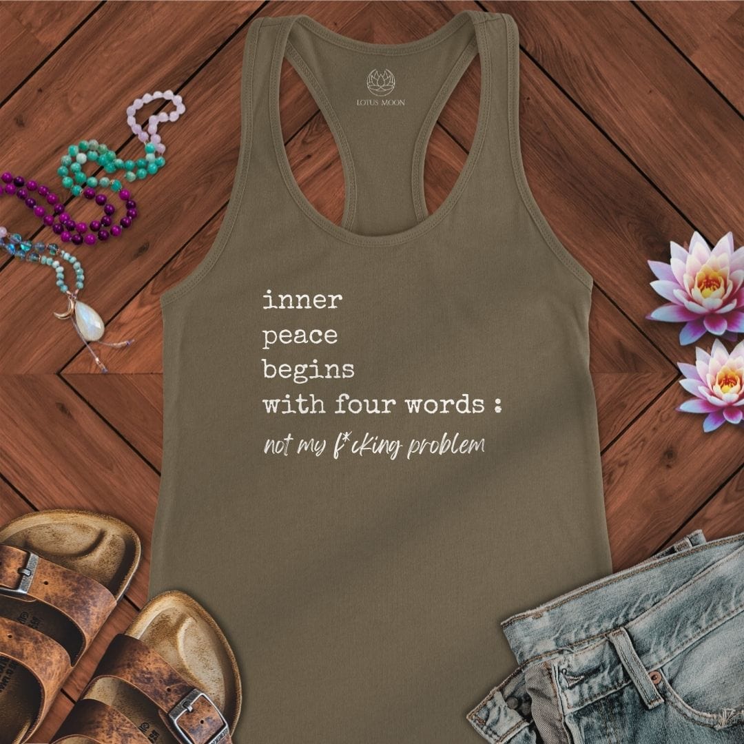 Inner Peace Tank Solid Military Green