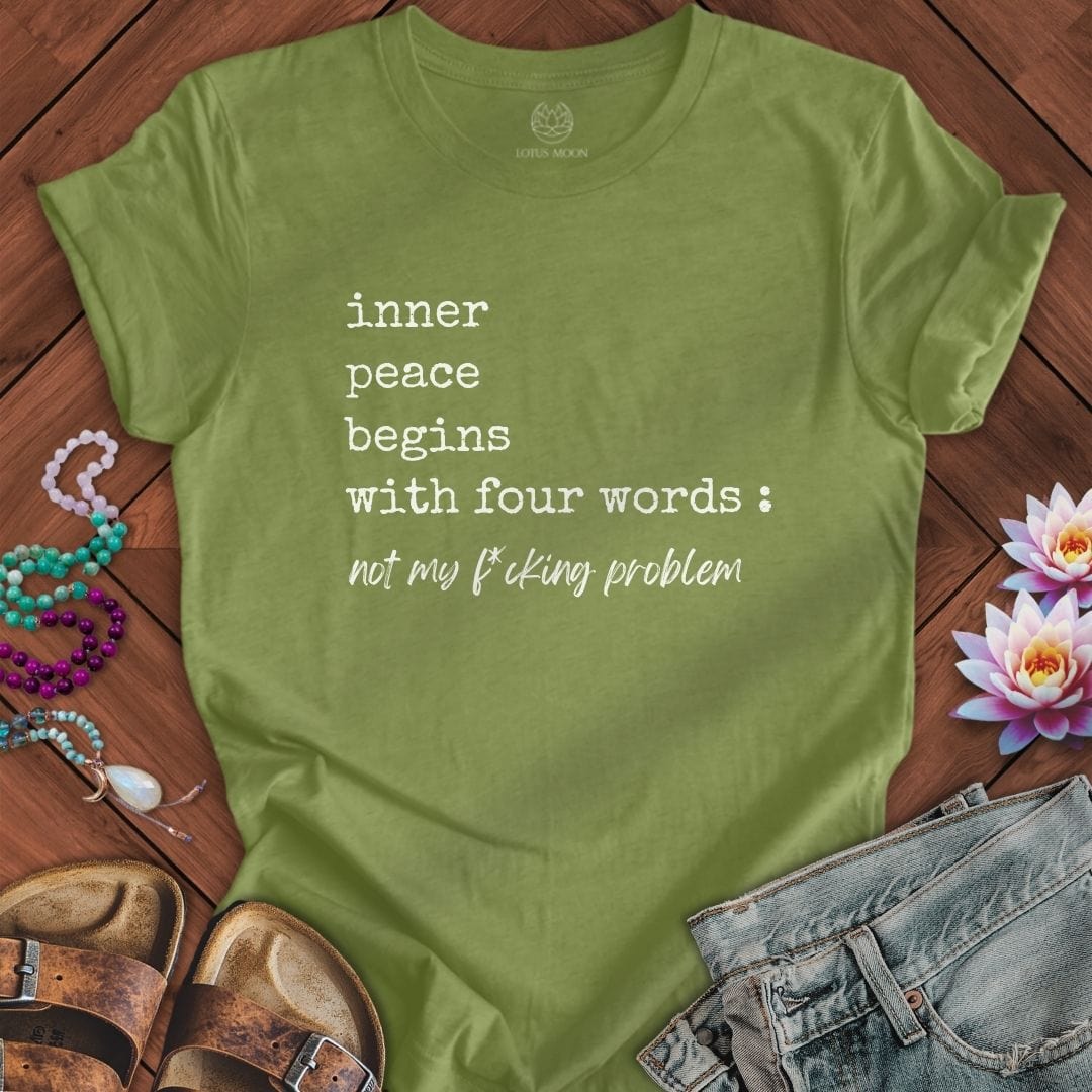 Inner Peace Tee Heather Green
