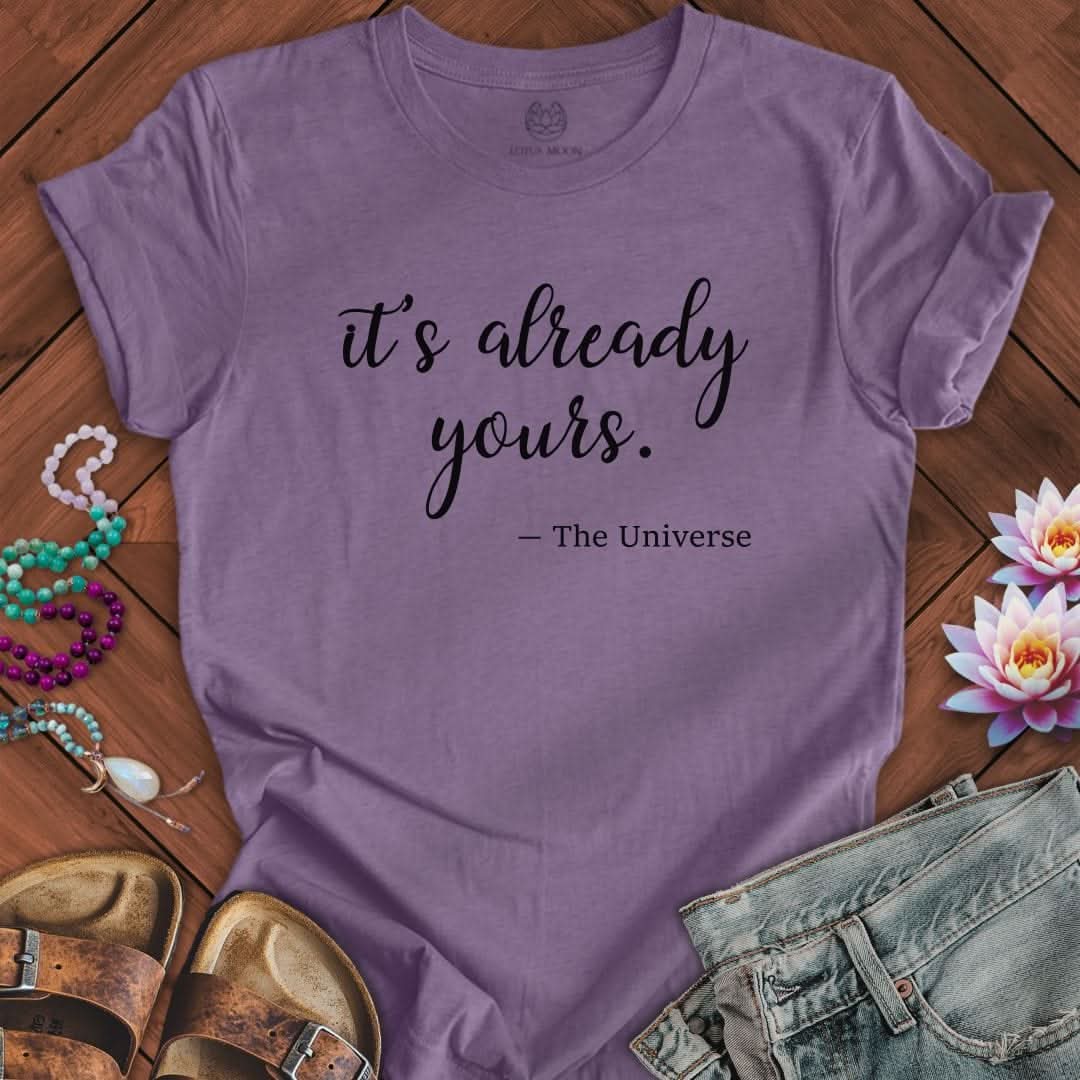 It's Already Yours Tee Heather Purple