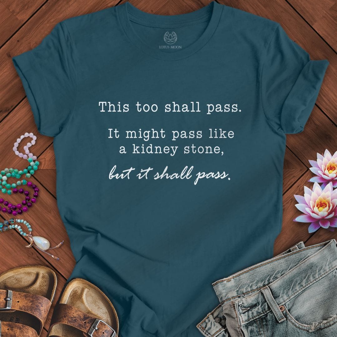 Printify T-Shirt It Shall Pass Tee Deep Teal / S