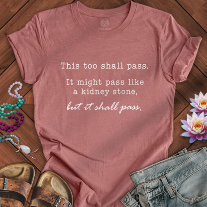 Printify T-Shirt It Shall Pass Tee Heather Mauve / S