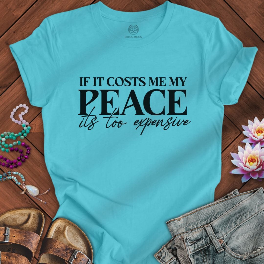 Its Too Expensive Tee Turquoise