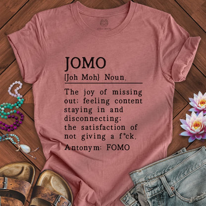 JOMO Tee Heather Mauve