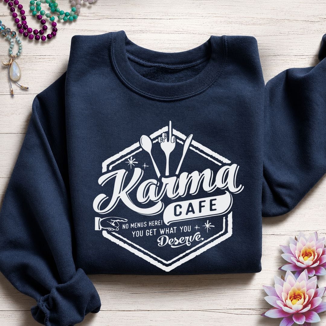 Karma Cafe Sweatshirt Navy