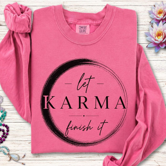 Karma Enso Long Sleeve Tee Crunchberry