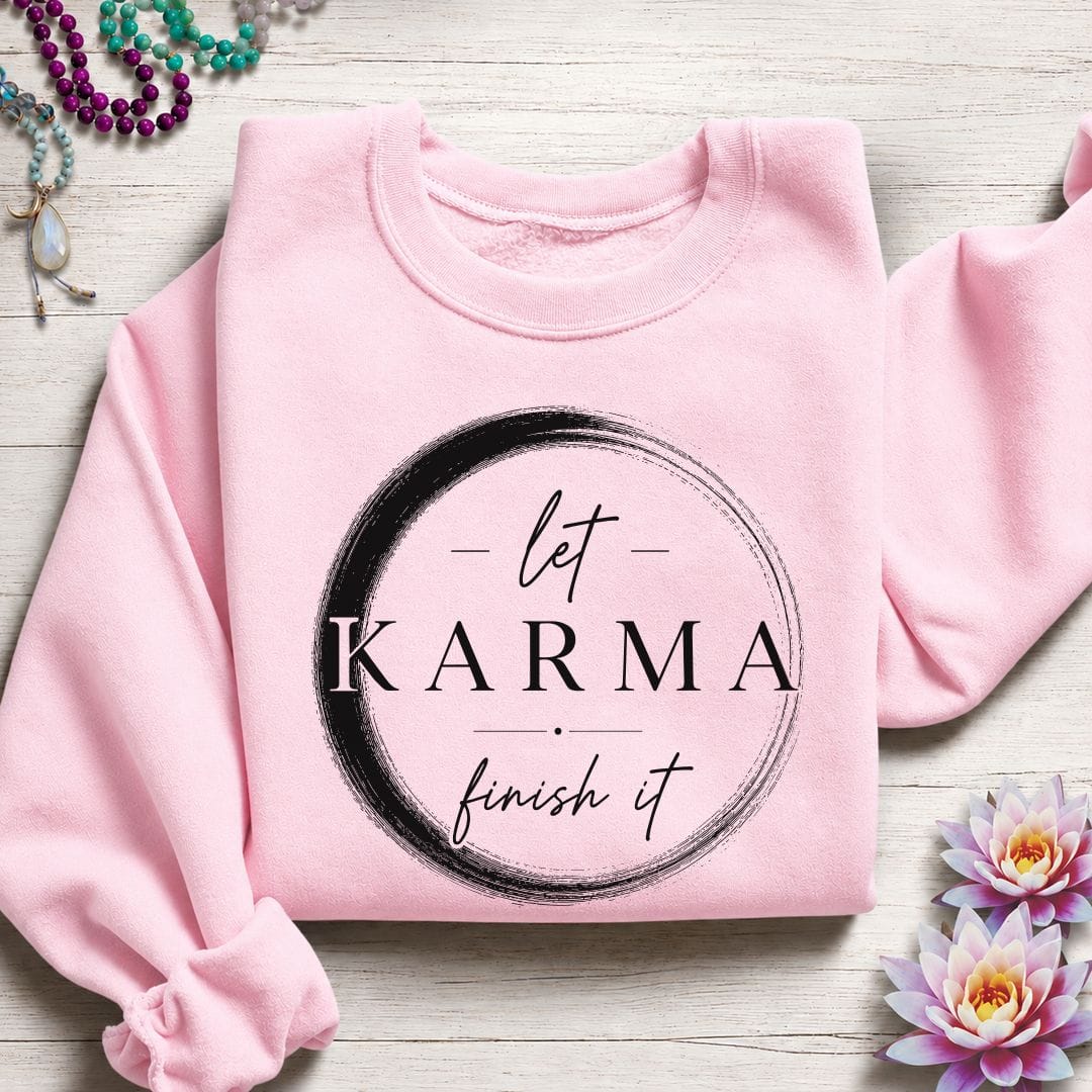 Karma Enso Sweatshirt Light Pink