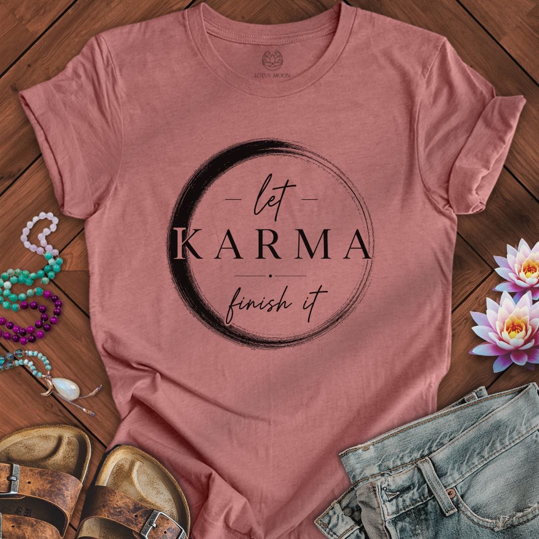Karma Enso Tee Heather Mauve