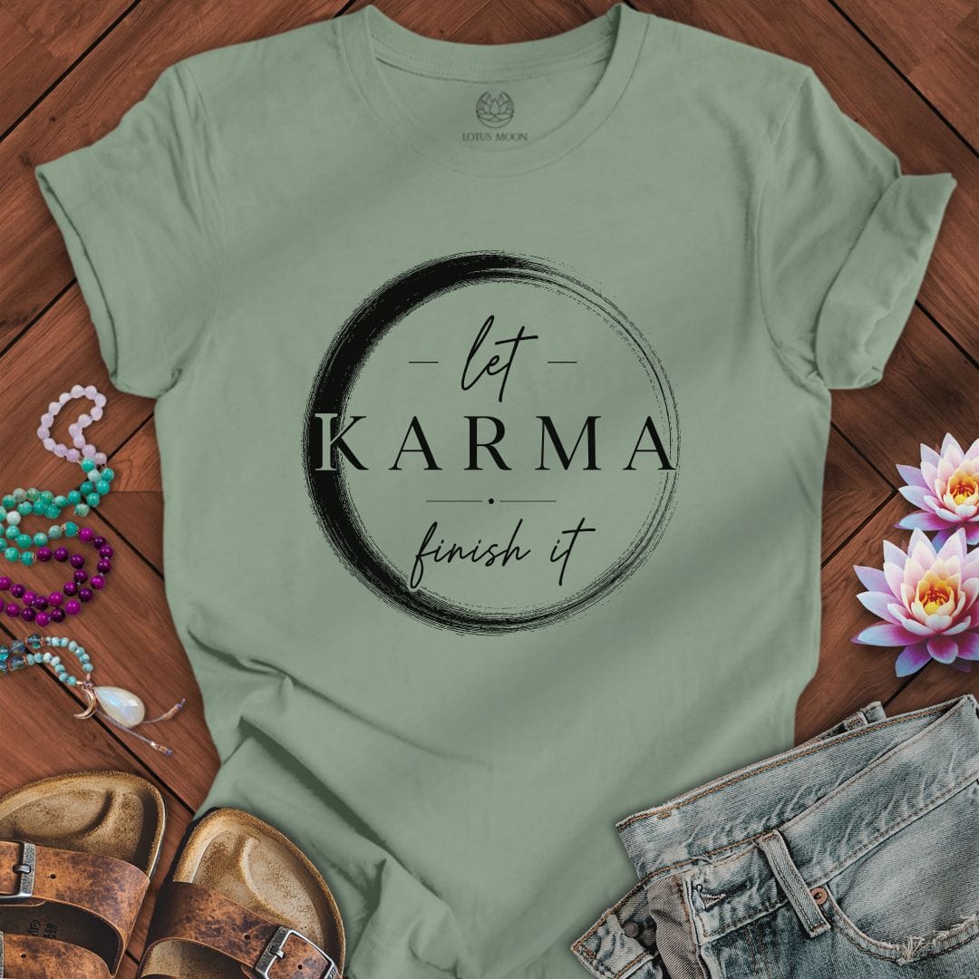 Karma Enso Tee Sage