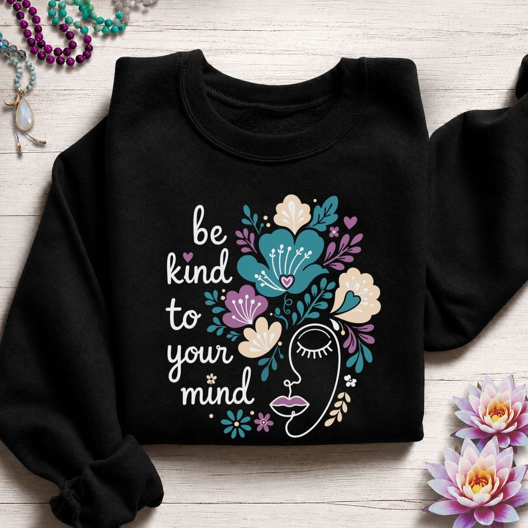 Kind Mind Sweatshirt Black