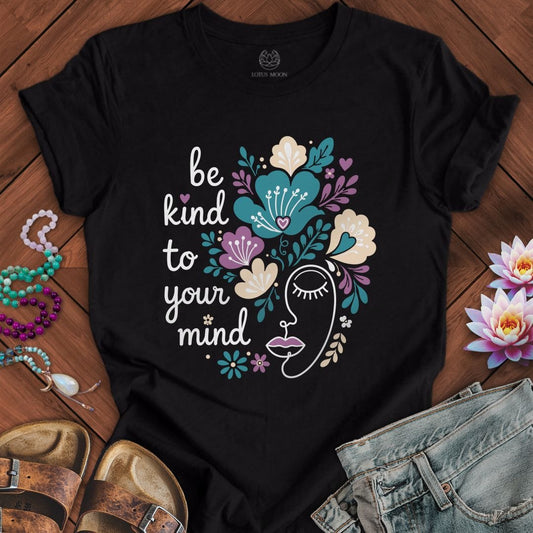 Kind Mind Tee Black