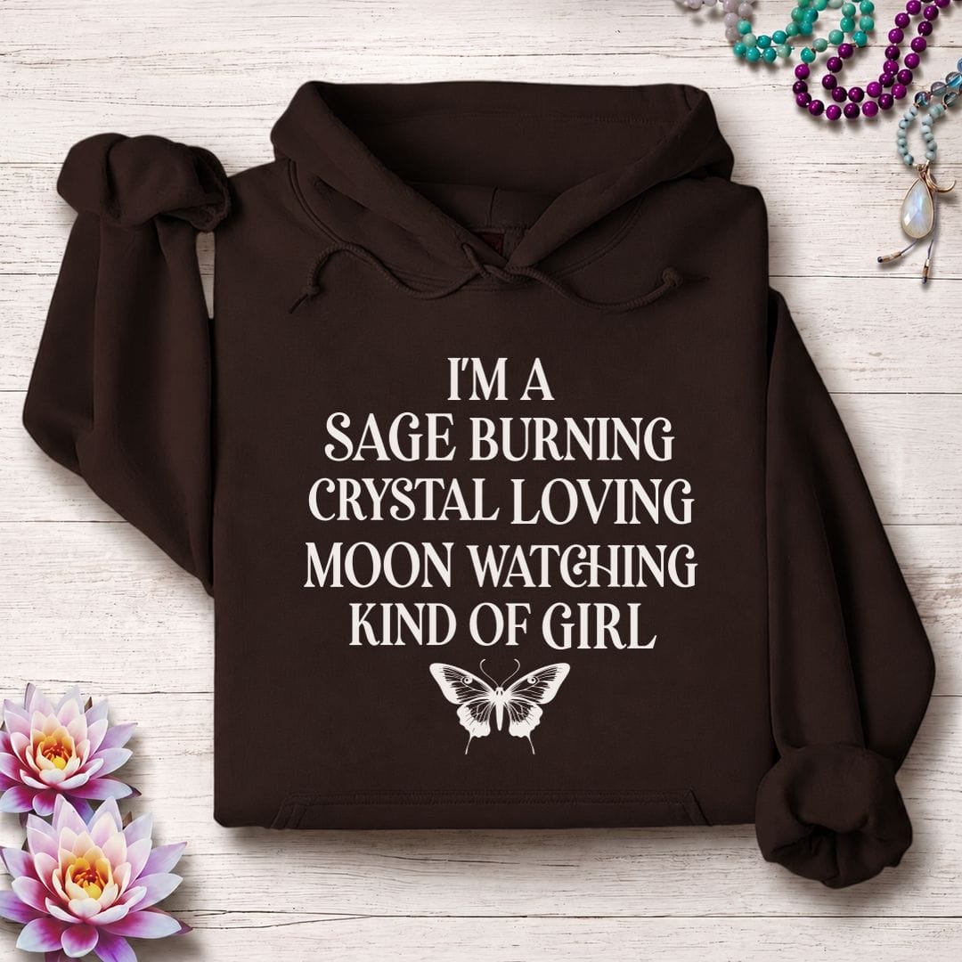Printify Hoodie Kind Of Girl Hoodie Dark Chocolate / S