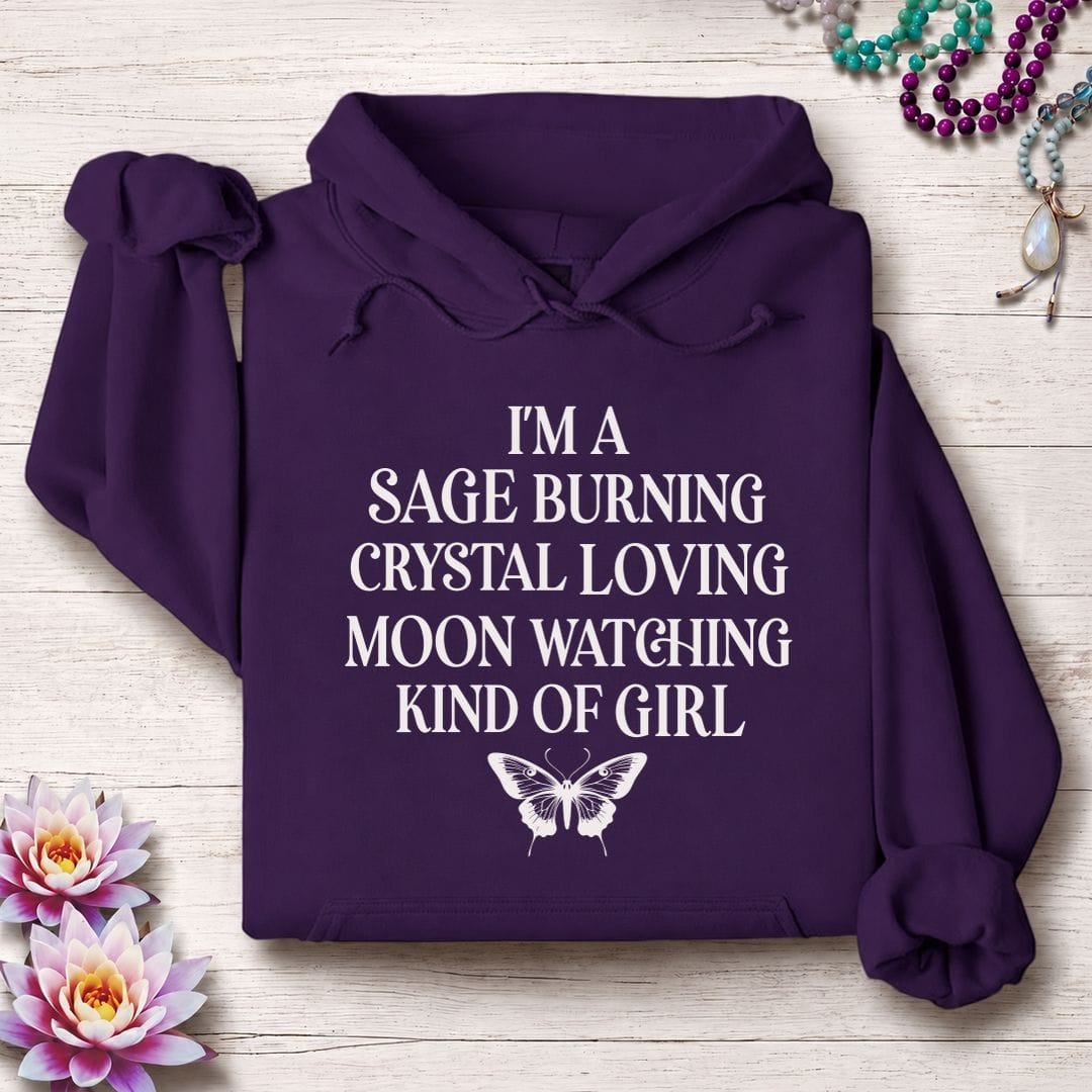 Printify Hoodie Kind Of Girl Hoodie Purple / S