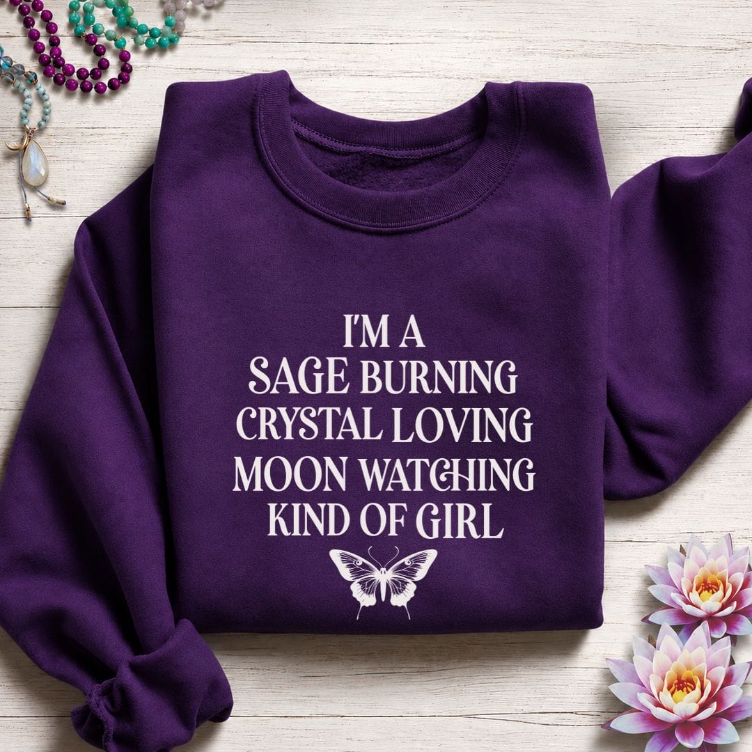 Kind of Girl Sweatshirt Purple