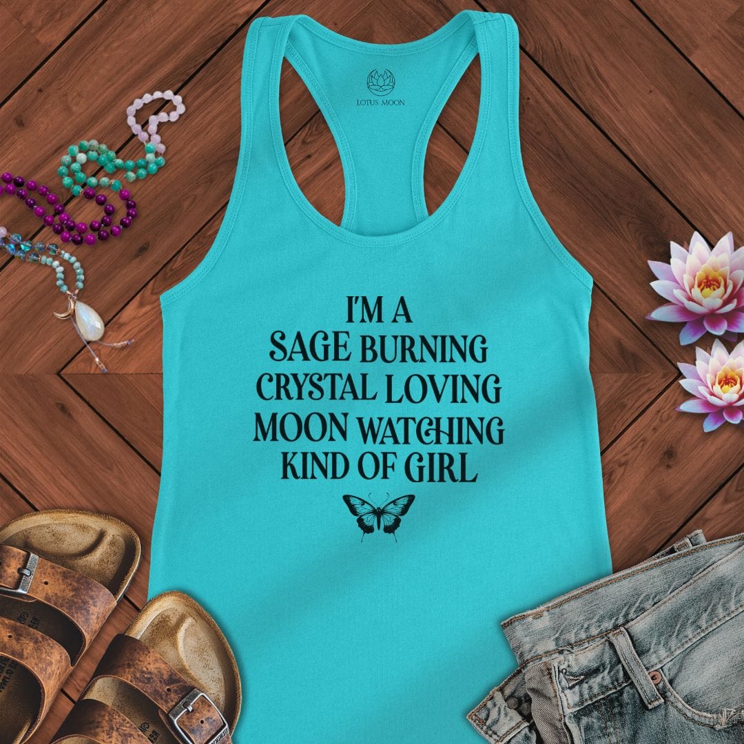 Kind Of Girl Tank Solid Tahiti Blue