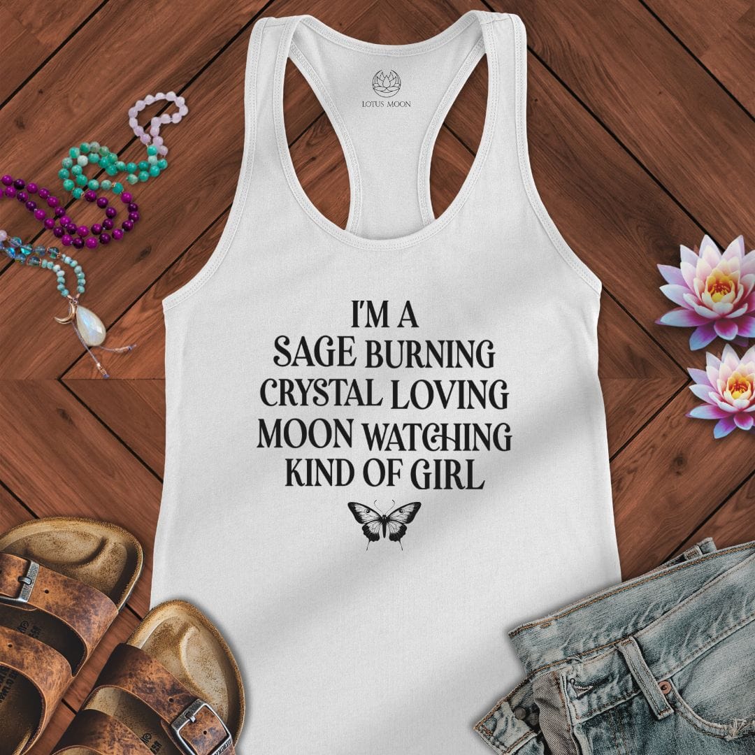 Kind Of Girl Tank Solid White