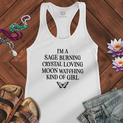Kind Of Girl Tank Solid White