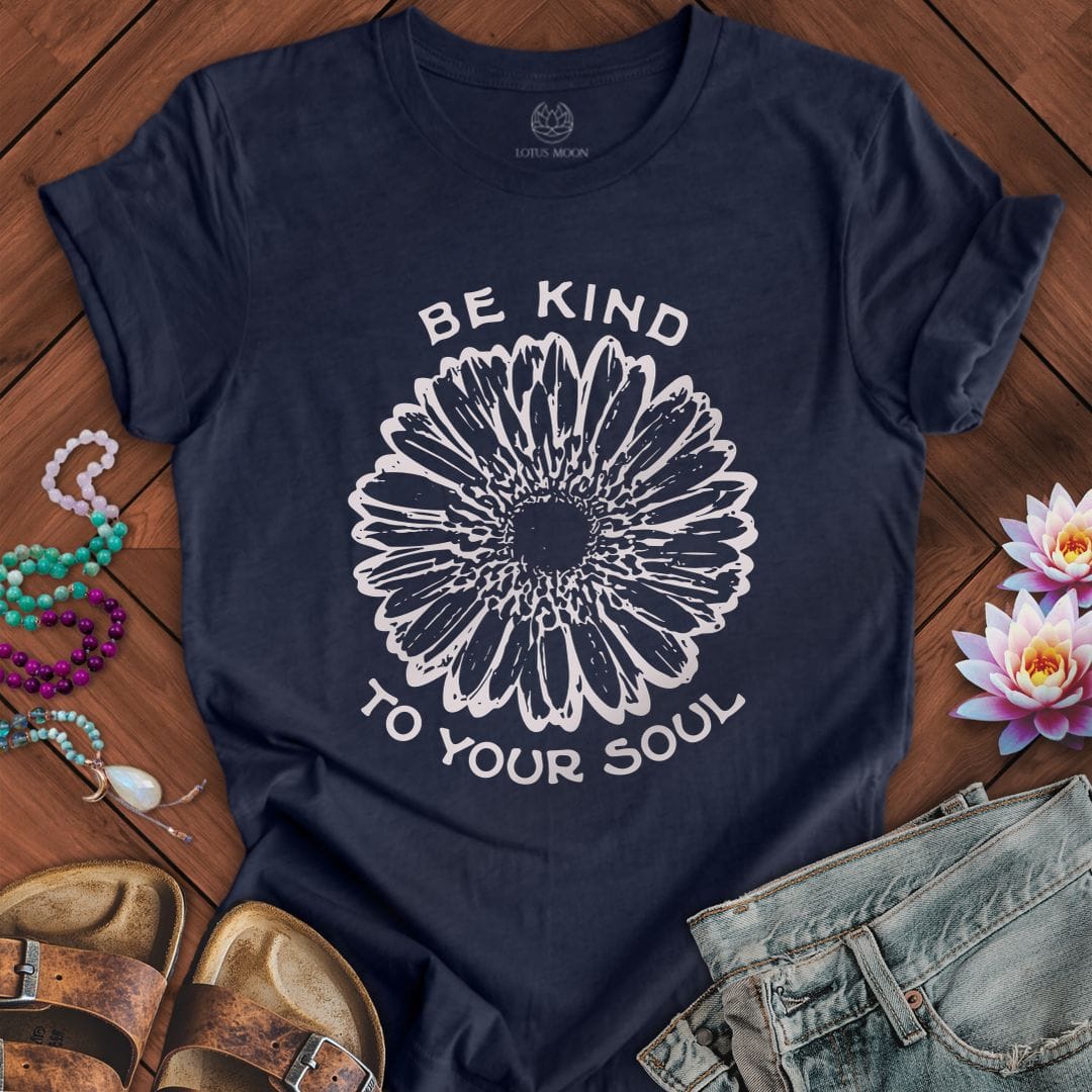 Printify T-Shirt Kind Soul Tee Heather Midnight Navy / S