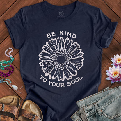 Printify T-Shirt Kind Soul Tee Heather Midnight Navy / S