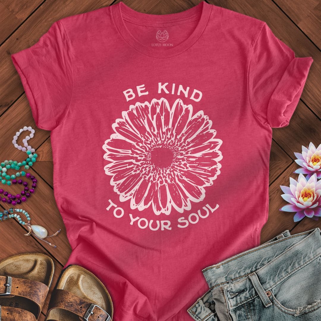 Printify T-Shirt Kind Soul Tee Heather Raspberry / S