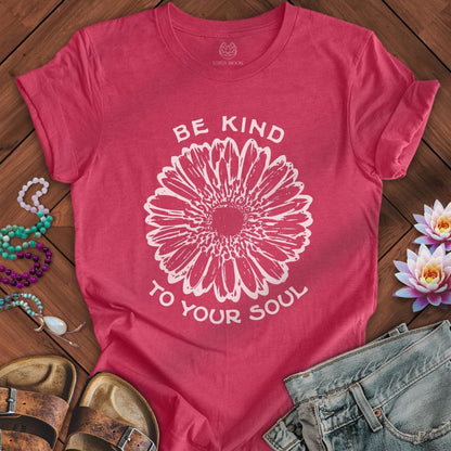 Printify T-Shirt Kind Soul Tee Heather Raspberry / S