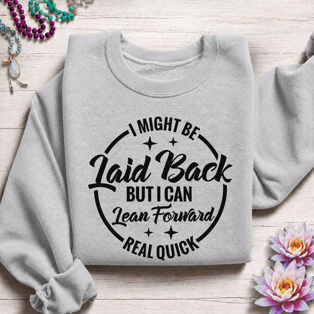 Printify Sweatshirt Laid Back Sweatshirt S / Sport Grey