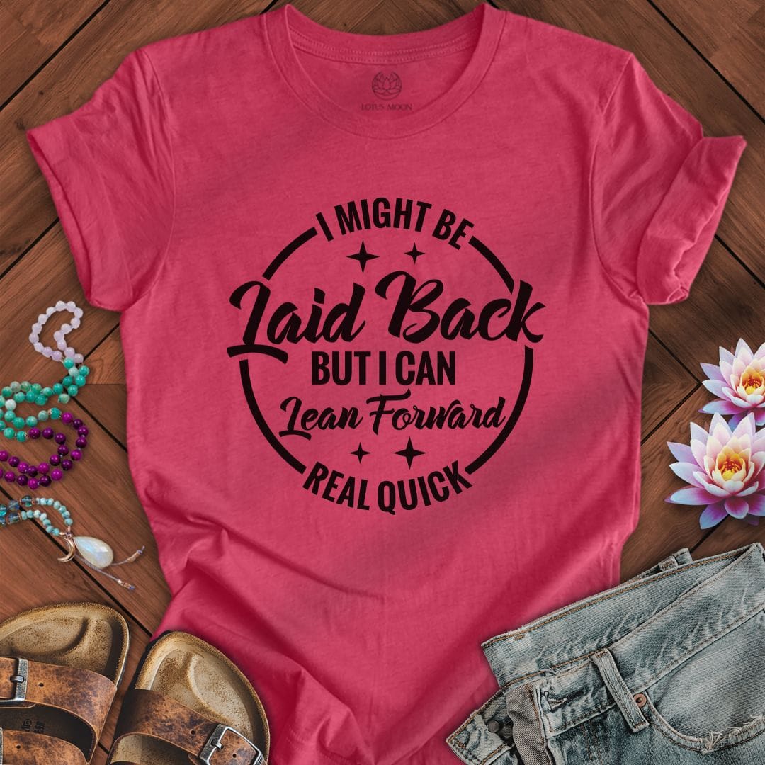 Printify T-Shirt Laid Back Tee Heather Raspberry / S
