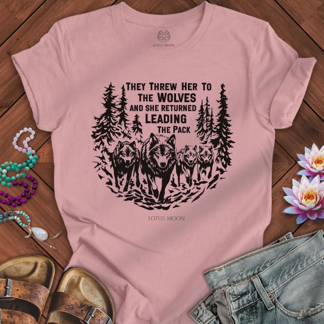 Leading The Pack Tee Orchid