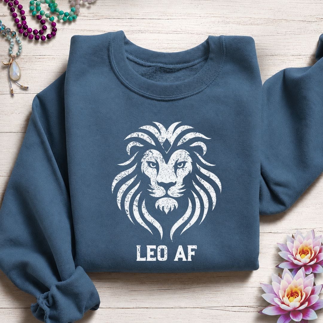 Leo AF Sweatshirt Indigo Blue
