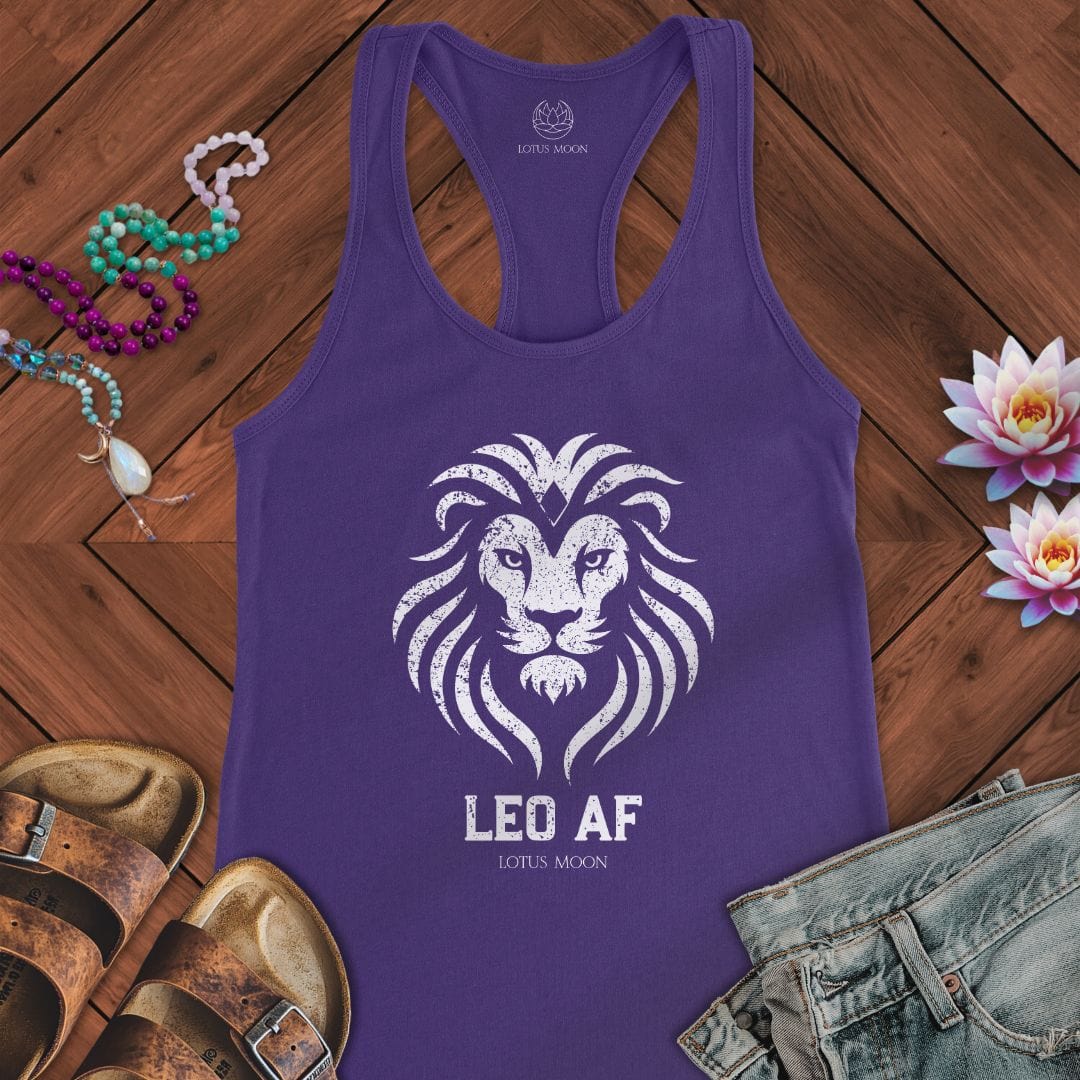 Leo AF Tank Solid Purple Rush