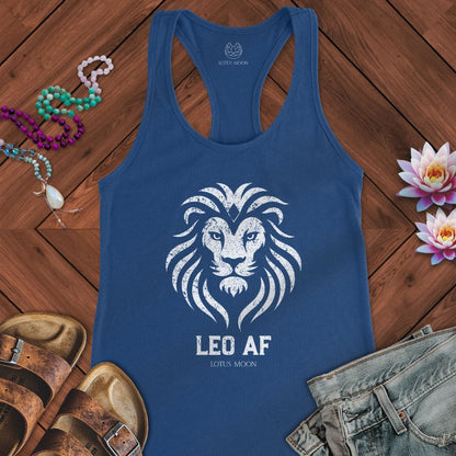 Leo AF Tank Solid Royal