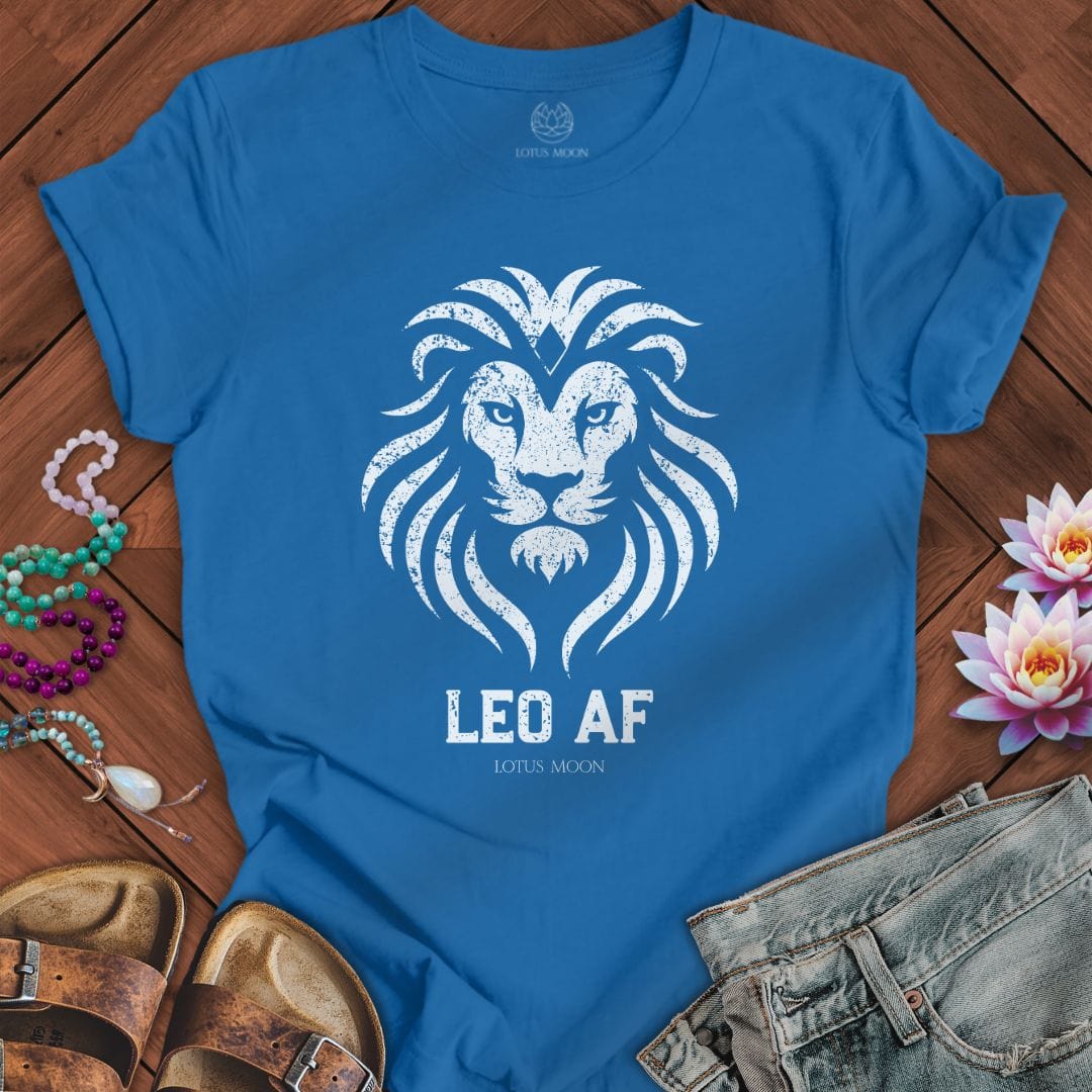 Lotus Moon Co. T-Shirt Leo AF Tee Columbia Blue / S