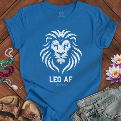 Lotus Moon Co. T-Shirt Leo AF Tee Columbia Blue / S