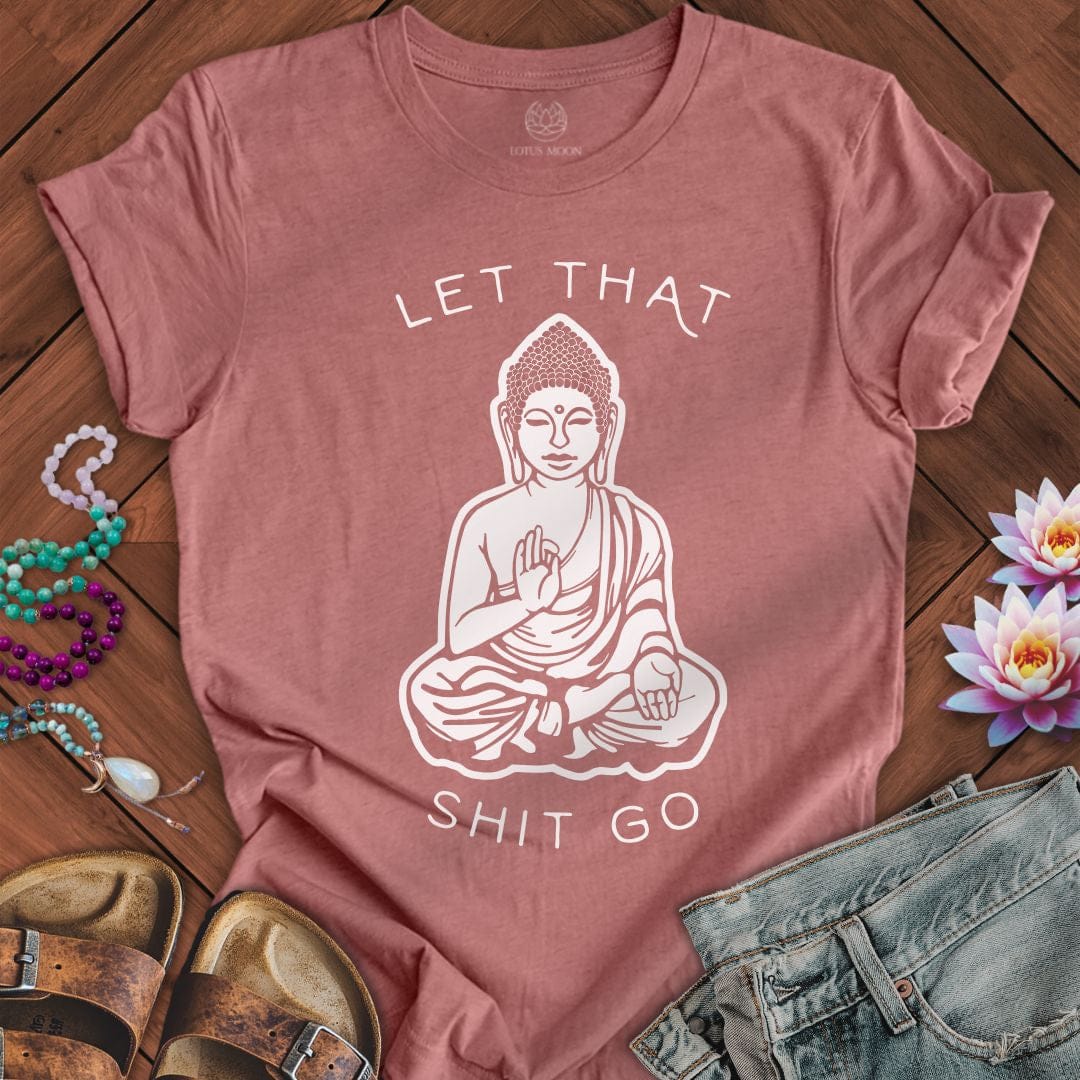 Let It Go Tee Heather Mauve
