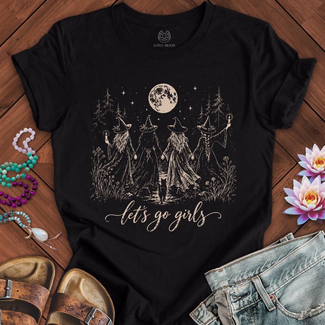 Let's Go Girls Tee Black