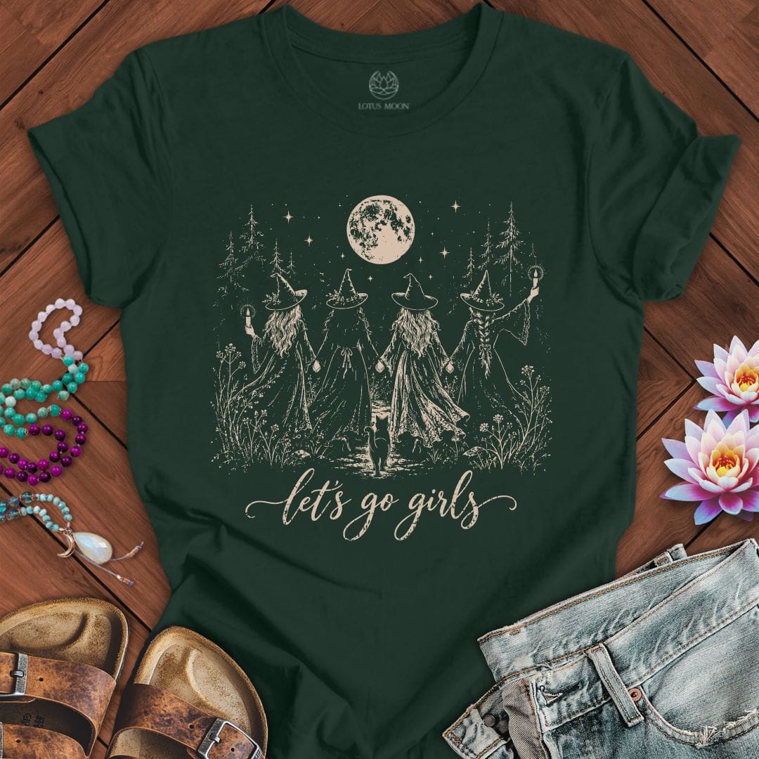 Let's Go Girls Tee Forest