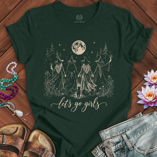 Let's Go Girls Tee Forest