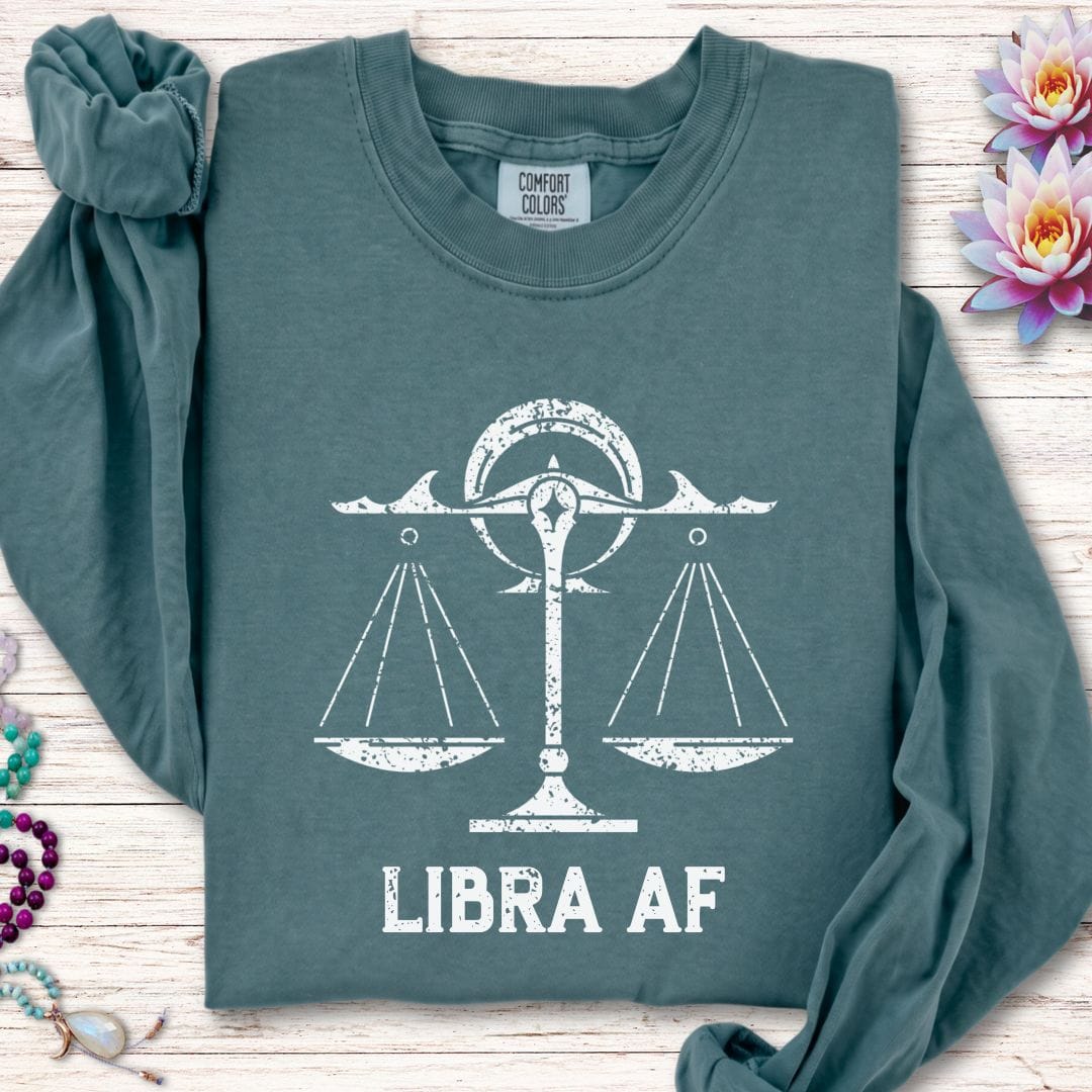 Libra AF Long Sleeve Tee Blue Spruce
