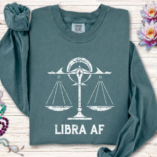Libra AF Long Sleeve Tee Blue Spruce
