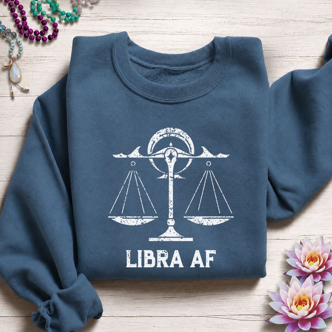 Libra AF Sweatshirt Indigo Blue